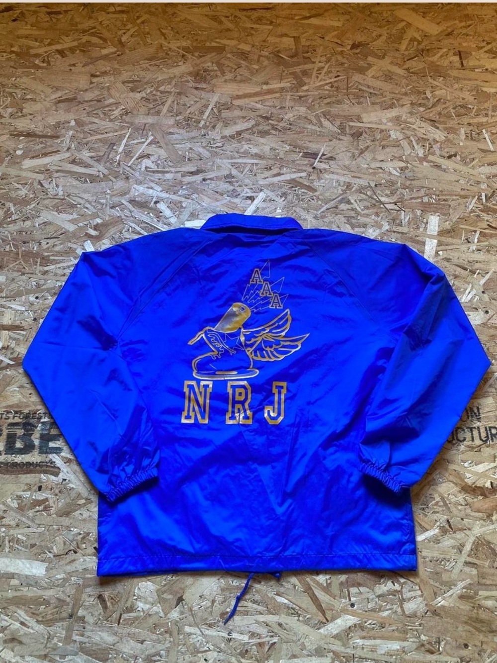 Royal Blue Trimark Vintage With Back Graphic Deaign Coach Windbreaker